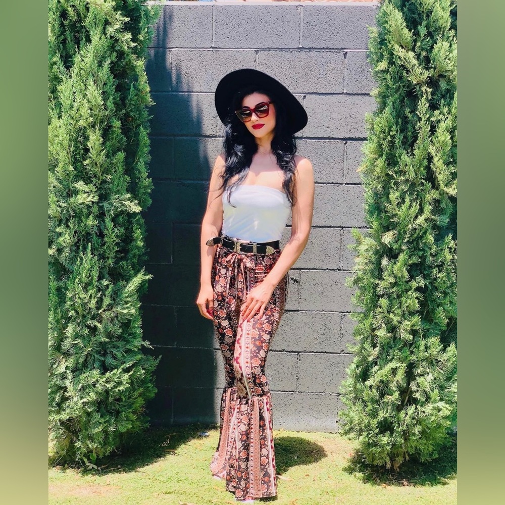 Forever 21 Flare bohemian style jumpsuit - medium